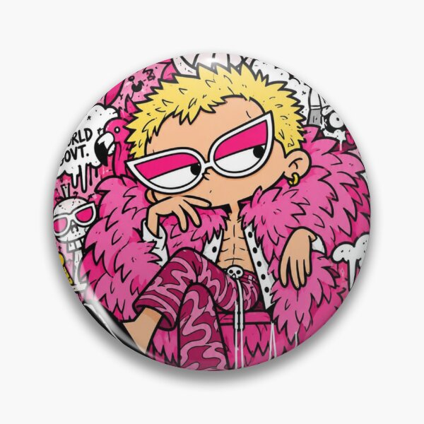 Artikelvorschau, Doflamingo-Kritzelkunst entworfen und verkauft von kobmamba.