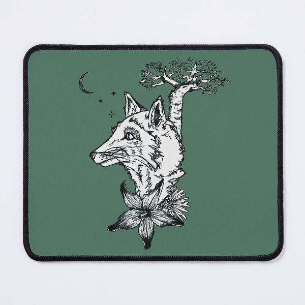 Item preview, Fox & Moon | Woodland Nature Illustration designed and sold by Half Mess.