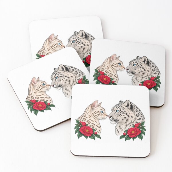 Item preview, Bengal Cat Snow Leopard Pink Flower designed and sold by Old's Cool Cat Studio.