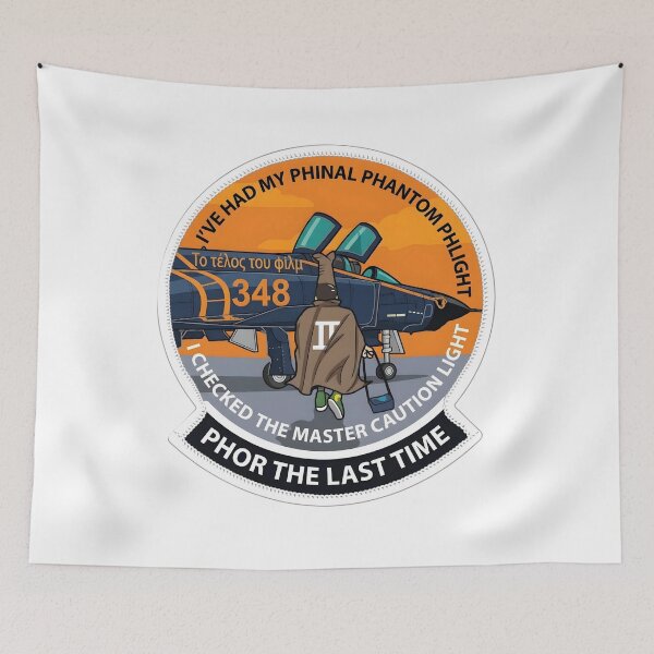 Item preview, Hellenic Air Force 348 MTA Phinal Phantom Phlight Retirement Emblem designed and sold by CharlieDesings.