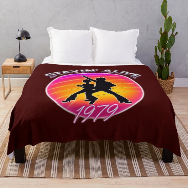 Item preview, Stayin' Alive 1970s Disco Fever Retro Dancers Vintage designed and sold by adriangibs.