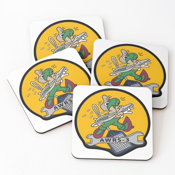 Item preview, USMC AWRS-3 Air Warning Repair Squadron 3 Emblem designed and sold by CharlieDesings.