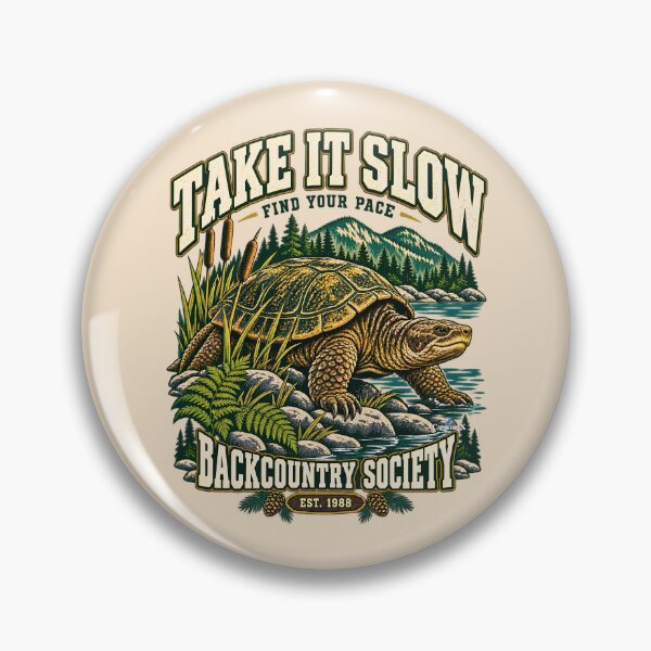 Item preview, Take It Slow Snapping Turtle designed and sold by EvergreenPark - Tee Studio.
