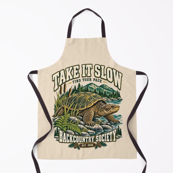 Artikelvorschau, Take It Slow Snapping Turtle entworfen und verkauft von EvergreenPark - Tee Studio.