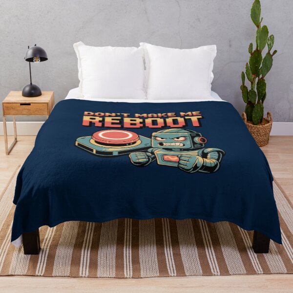 Item preview, Don’t Make Me Reboot – Funny AI Robot Tech Humor designed and sold by Jollys-ArtShop.