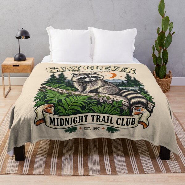 Item preview, Stay Clever Vintage Raccoon designed and sold by EvergreenPark - Tee Studio.