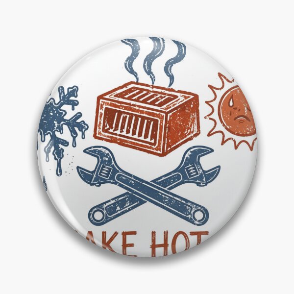 Item preview, Hago que el aire caliente sea confortable. Diseño divertido de tecnología HVAC. designed and sold by TheShopier.
