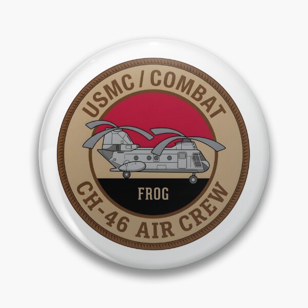 Item preview, USMC Combat CH-46 Sea Knight Air Crew Emblem    designed and sold by CharlieDesings.