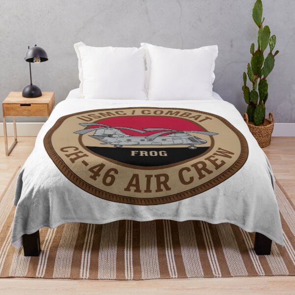 Item preview, USMC Combat CH-46 Sea Knight Air Crew Emblem designed and sold by CharlieDesings.