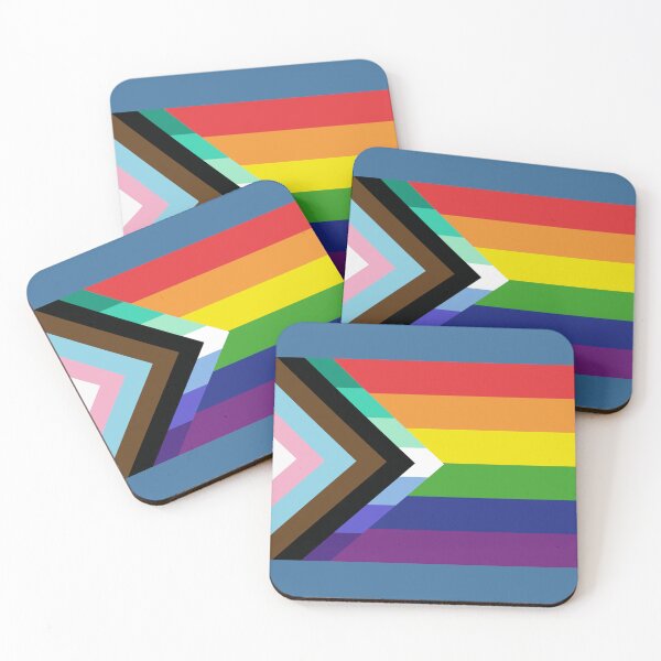 Item preview, Progress Pride Flag with Gay Chevron designed and sold by BeccaPaintmore.