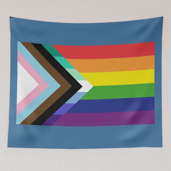 Item preview, Progress Pride Flag with Gay Chevron designed and sold by BeccaPaintmore.