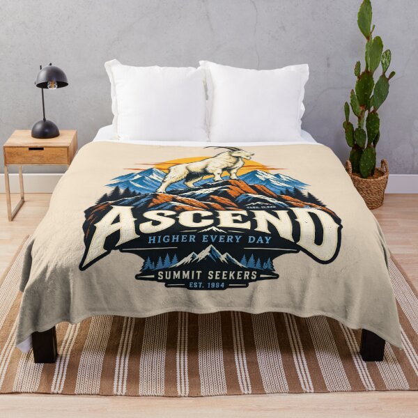 Item preview, Ascend Mountain Goat Summit Seekers designed and sold by EvergreenPark - Tee Studio.