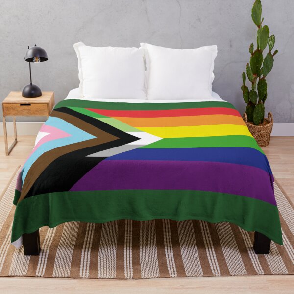 Item preview, Bandera del Orgullo Progresista con Galón Arromántico designed and sold by BeccaPaintmore.