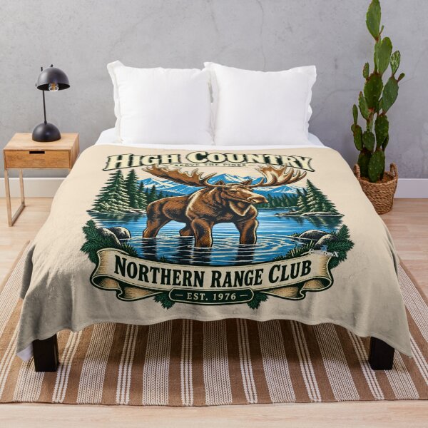 Item preview, High Country Moose Wilderness Club designed and sold by EvergreenPark - Tee Studio.