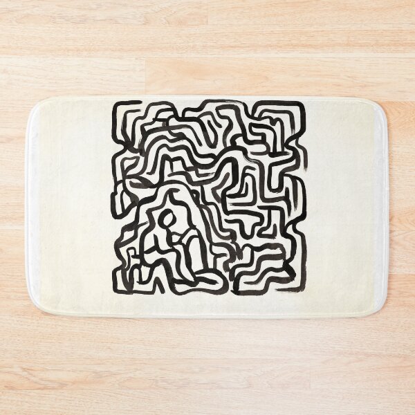 Artikelvorschau, Abstract Black & White Line Art entworfen und verkauft von Home Decor Art.
