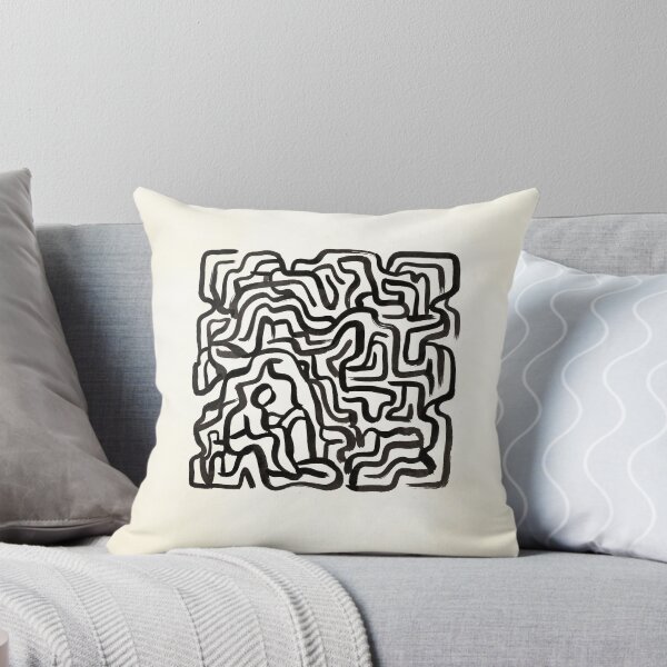 Artikelvorschau, Abstract Black & White Line Art entworfen und verkauft von Home Decor Art.