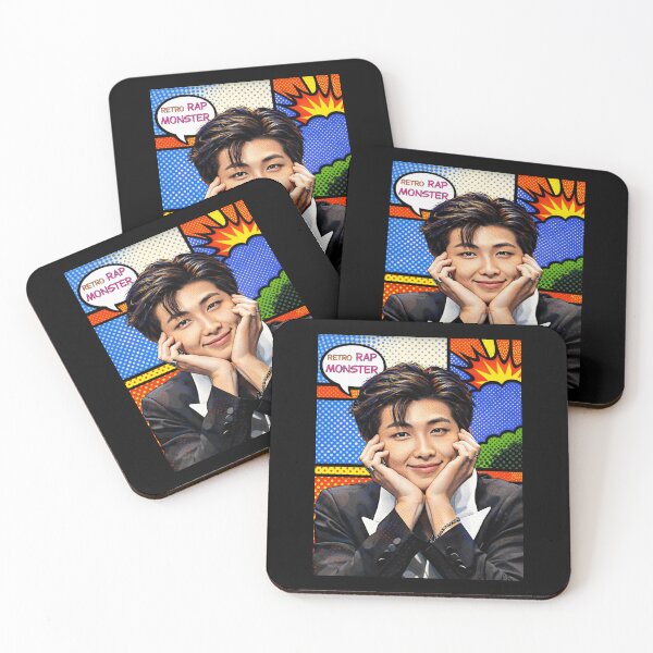 Item preview, BTS Namjoon - Rap Monster - colourful pop art - RM retro vibe designed and sold by moteesshop.