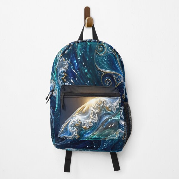 Item preview, Swirling Blue Ocean Vortex Fractal designed and sold by Sybille-Yates.