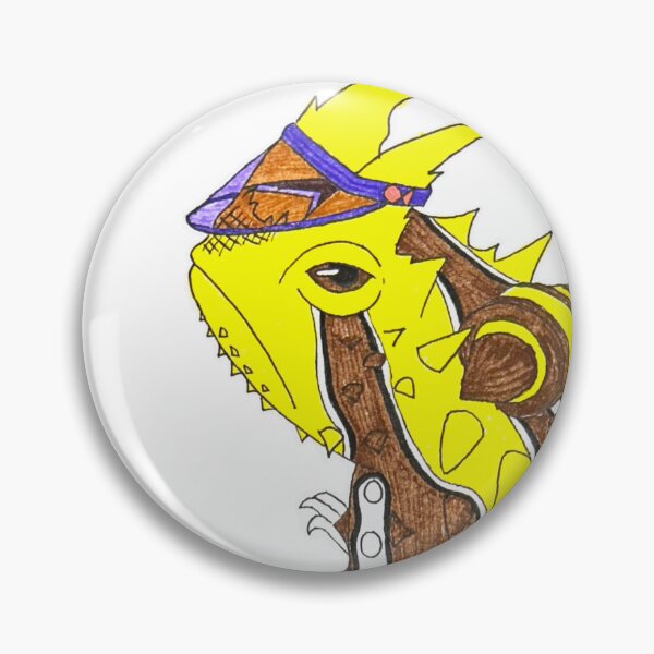 Item preview, Thorny Devil Wearing a Visor designed and sold by Bountiful Creatures.