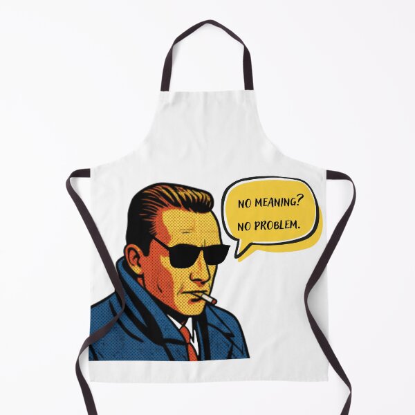 Item preview, Albert Camus: No Meaning? No Problem. Funny Philosophy Pop Art designed and sold by Historical Pop Portraits.