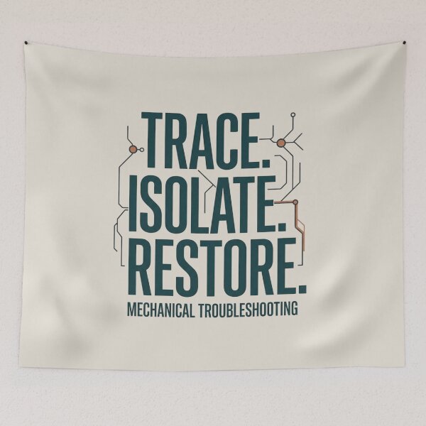 Item preview, Mechanical Troubleshooting Diagnostic Engineering designed and sold by Amr Darwish Graphic designer.