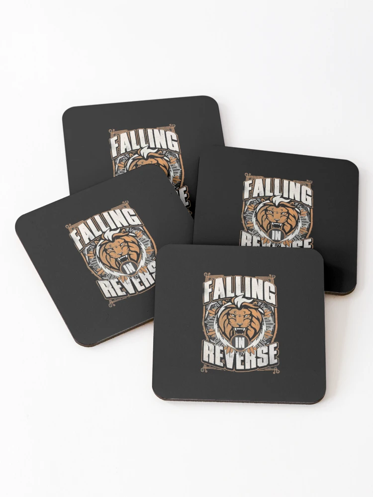 Thumbnail 1 of 5, Coasters (Set of 4), Falling In Reverse Band designed and sold by TinyToesPre.