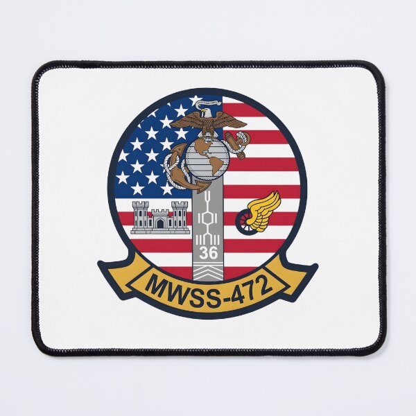 Item preview, USMC MWSS-472 Marine Wing Support Squadron 472 Emblem designed and sold by CharlieDesings.