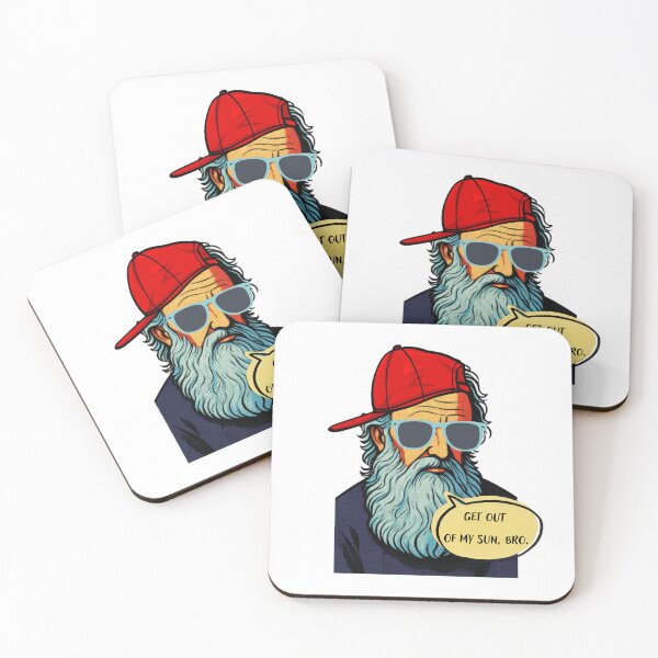 Item preview, Diogenes: Get Out Of My Sun, Bro. Funny Philosophy Pop Art designed and sold by Historical Pop Portraits.