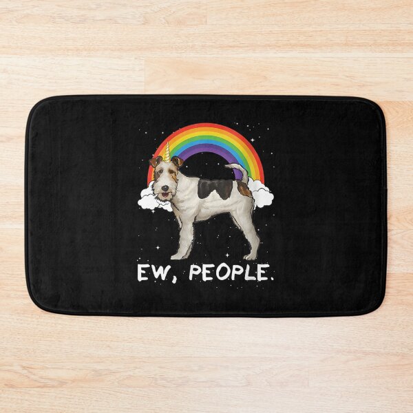 Item preview, Women’s Rainbow Wire Fox Terrier Dog Unicorn V-Neck Design designed and sold by mikeesther.