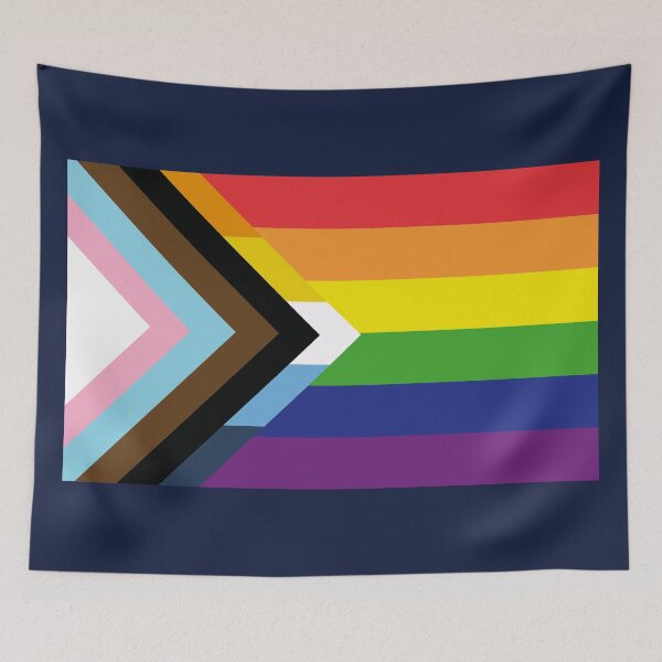 Item preview, Progress Pride Flag with Aroace Chevron designed and sold by BeccaPaintmore.