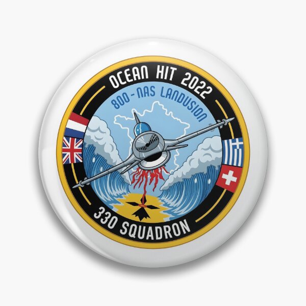 Item preview, Exercise Ocean Hit 2022 330 Squadron Landivisiau Emblem designed and sold by CharlieDesings.