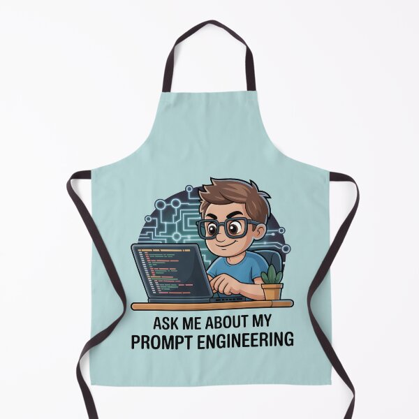Item preview, Ask Me About My Prompt Engineering – Funny AI Tech Humor designed and sold by Jollys-ArtShop.