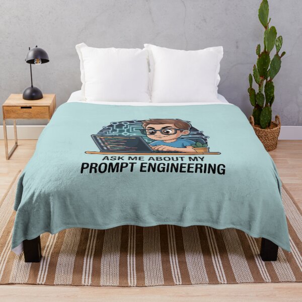 Item preview, Ask Me About My Prompt Engineering – Funny AI Tech Humor designed and sold by Jollys-ArtShop.