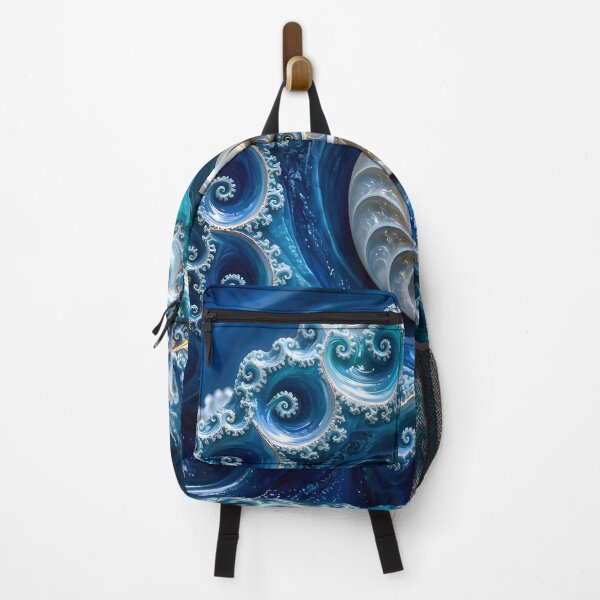 Item preview, Swirling Blue Ocean Vortex Fractal designed and sold by Sybille-Yates.