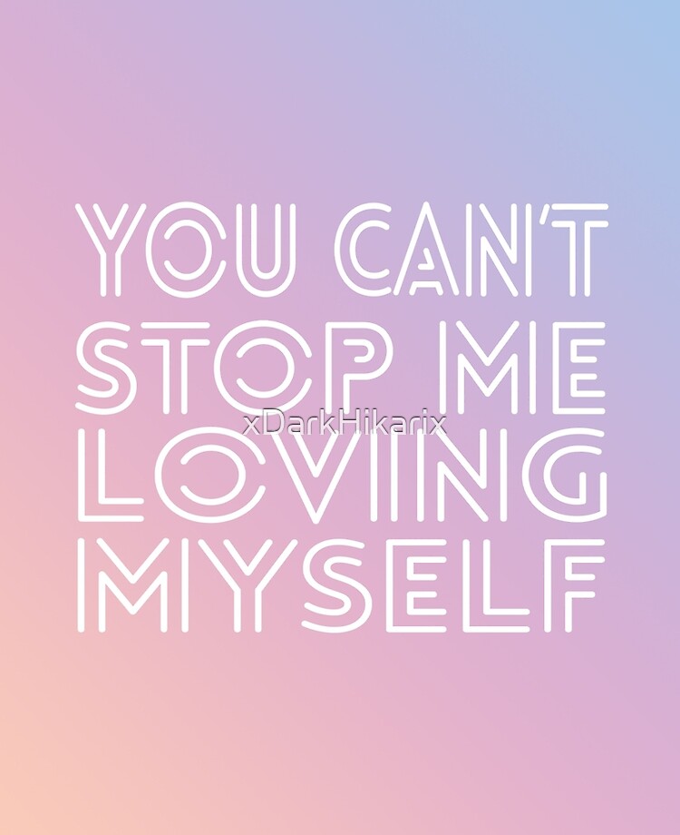 Bts You Can 39 T Stop Me Loving Myself Ipad Case Skin By Xdarkhikarix Redbubble