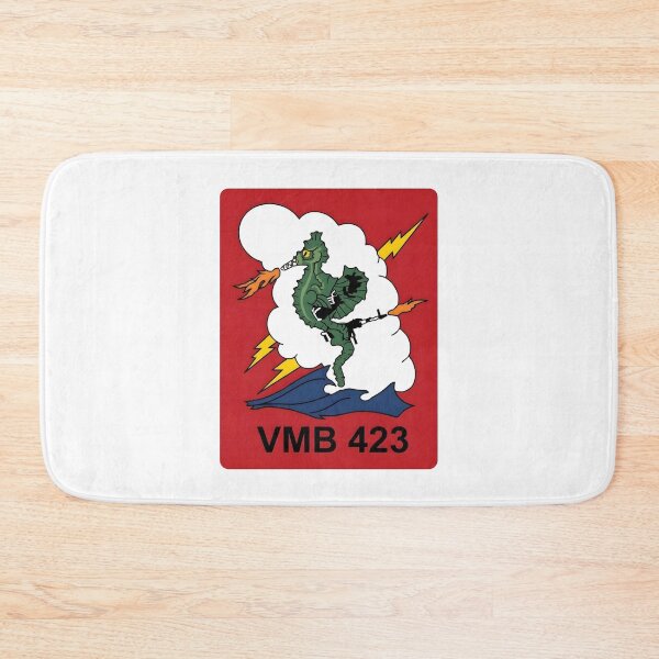 Item preview, USMC VMB-423 Marine Bombing Squadron 423 Seahorse Emblem designed and sold by CharlieDesings.