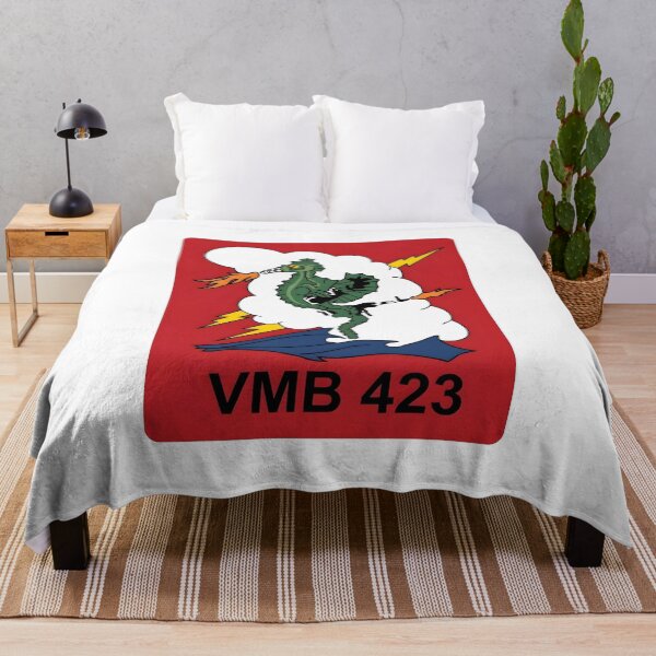 Artikelvorschau, USMC VMB-423 Marine Bombing Squadron 423 Seepferdchen-Emblem entworfen und verkauft von CharlieDesings.