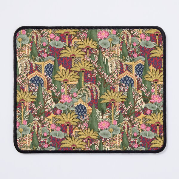 Item preview, Mughal Garden with Lotus and Palms – Ornate Botanical Palace Pattern designed and sold by Bodique.