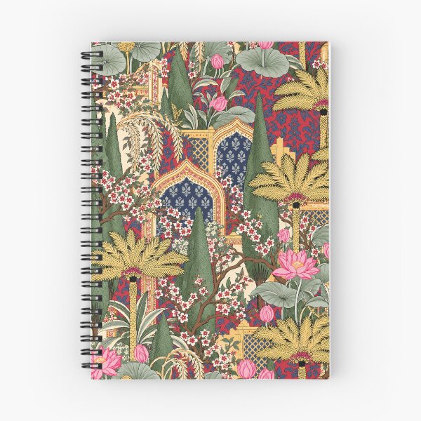 Item preview, Mughal Garden with Lotus and Palms – Ornate Botanical Palace Pattern designed and sold by Bodique.
