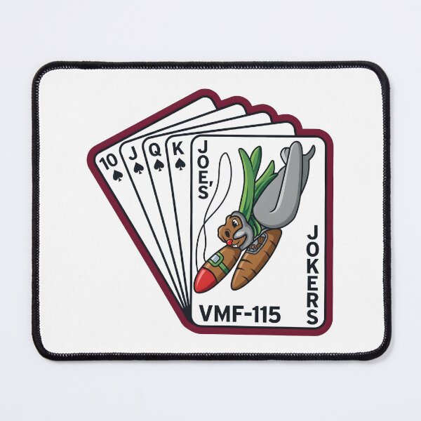 Item preview, USMC VMF-115 Joe's Jokers WWII Emblem    designed and sold by CharlieDesings.