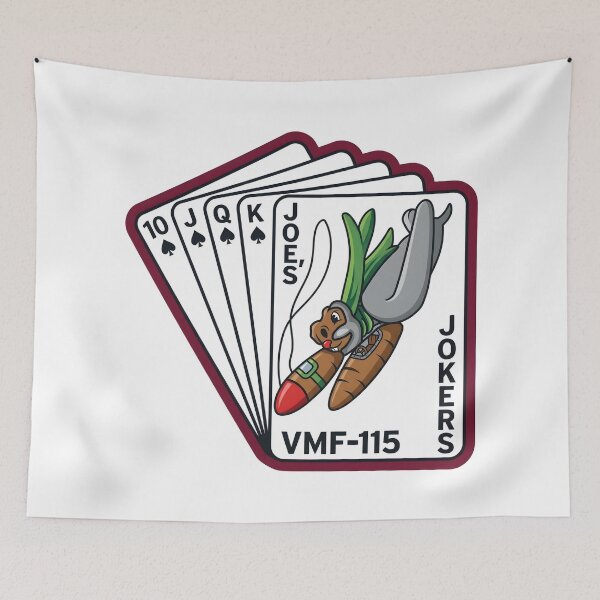 Item preview, USMC VMF-115 Joe's Jokers WWII Emblem    designed and sold by CharlieDesings.