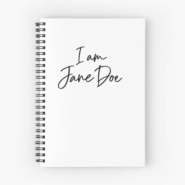 Item preview, I Am Jane Doe Womens Movement Saying designed and sold by DoArtITa.