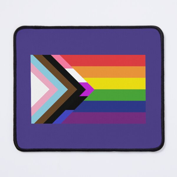 Item preview, Progress Pride Flag with Genderfluid Chevron designed and sold by BeccaPaintmore.