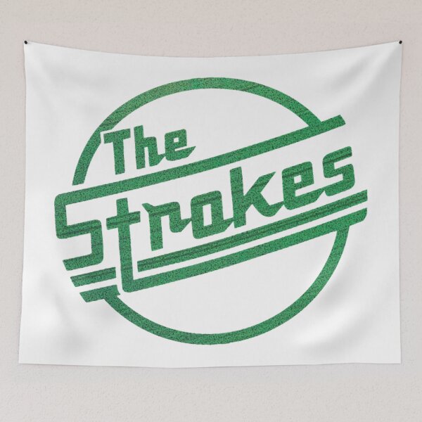 Item preview, The Strokes Retro Circular Badge Graphic | Distressed Green Indie Rock Emblem designed and sold by Cloud420.