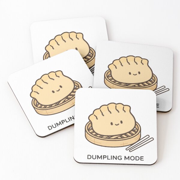 Item preview, Cute Chibi Gyoza Dumpling Mode Funny Food Kawaii Sticker designed and sold by xiaoxiaochibi.