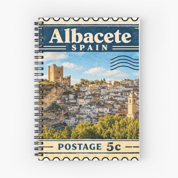 Item preview, Albacete Spain - Vintage Travel Art designed and sold by ryanapples2.