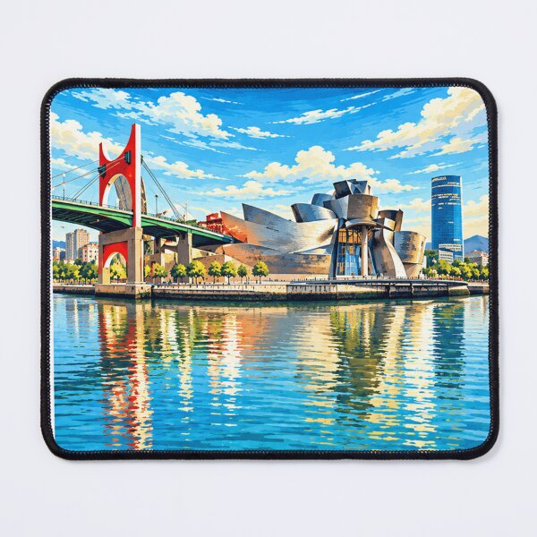Item preview, Bilbao Spain - Travel ArtBilbao Biscay Spain - Travel Art designed and sold by ryanapples2.