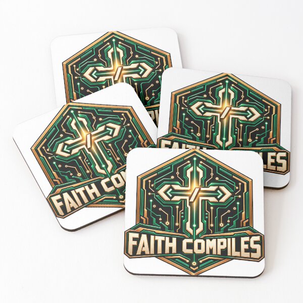 Item preview, Faith Compiles – Christian Coding Techwear Design designed and sold by Intensegd.