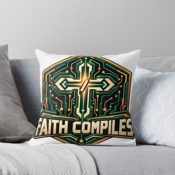 Item preview, Faith Compiles – Diseño de ropa tecnológica con temática cristiana designed and sold by Intensegd.