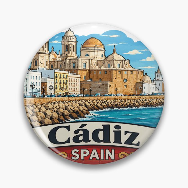 Item preview, Cádiz Spain - Vintage Travel Art designed and sold by ryanapples2.